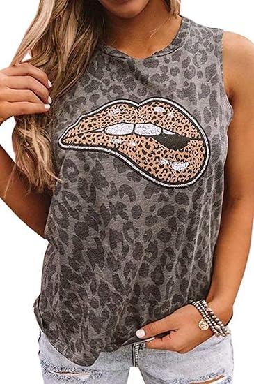 cute leopard print tops