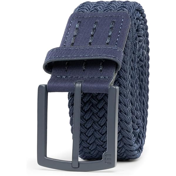 Amazon.com: TravisMathew Popsicle 2.0 Belt Black/Quiet Harbor SM