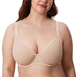 DELIMIRA Women's Cosnufy Sheer Mesh Bra Full