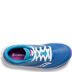 Saucony Kinvara 12 Running Shoe, Blue/Pink, 11 US