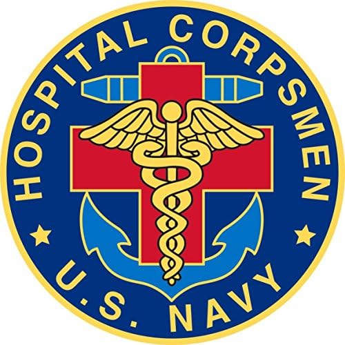 MilitaryDecals23 Magnet US Navy Hospital Corpsman Decal Magnetic Sticker 5.5"