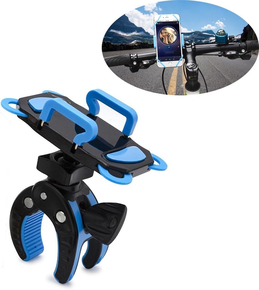 YIGER Bike Mount holder 360 Degree Rotation Smartphone Bicycle Mount Adjustable Handle Bar Plastic Smart Phone Holder for IPhone 6 Plus 6S etc