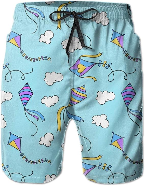 pattern swim trunks