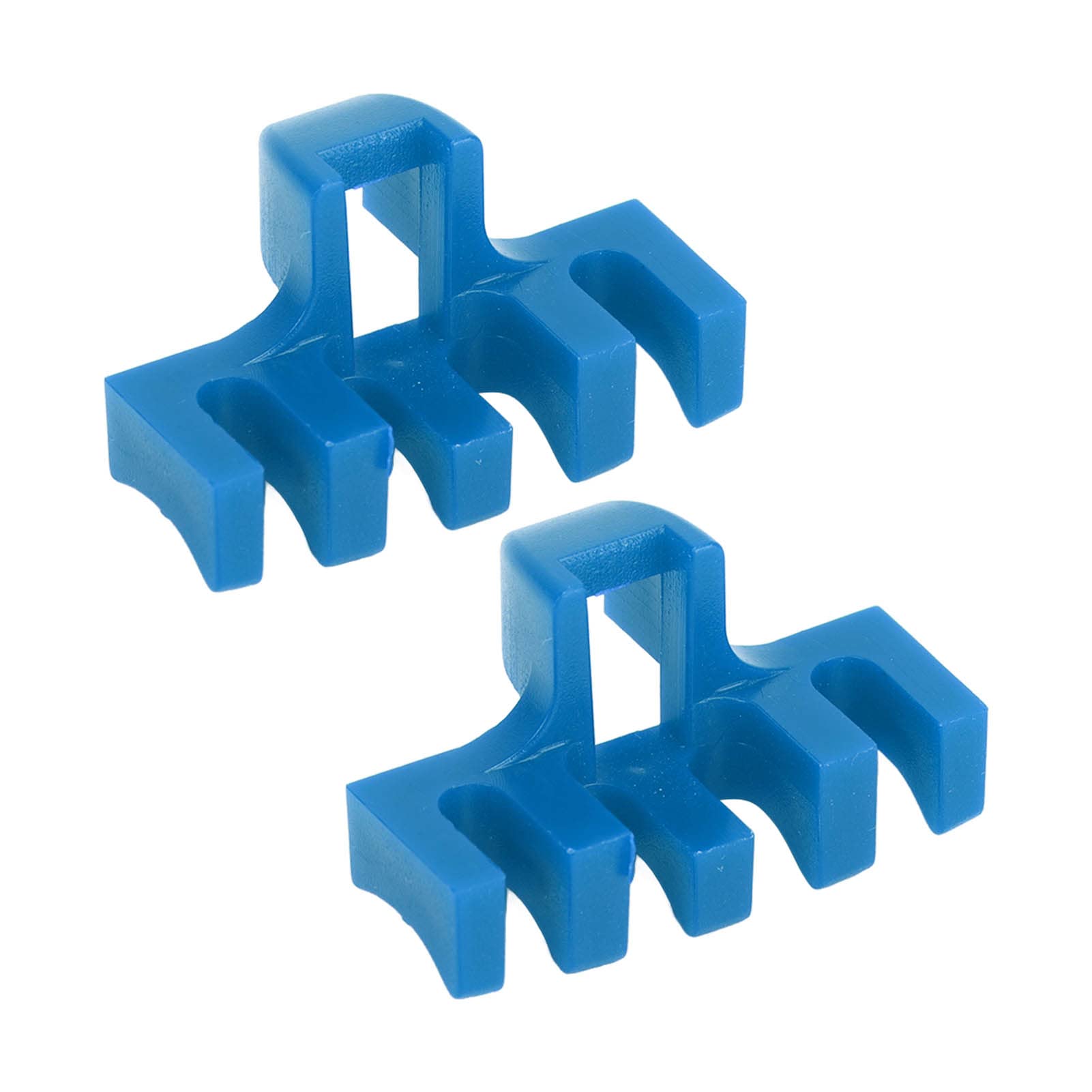 Badminton Racket Load Spreader, Plastic Adapter High Pound Protector 2Pcs for Manual Threading Machines Blue – for Badminton Players and Stringers, Durable Equipment Accessory fo