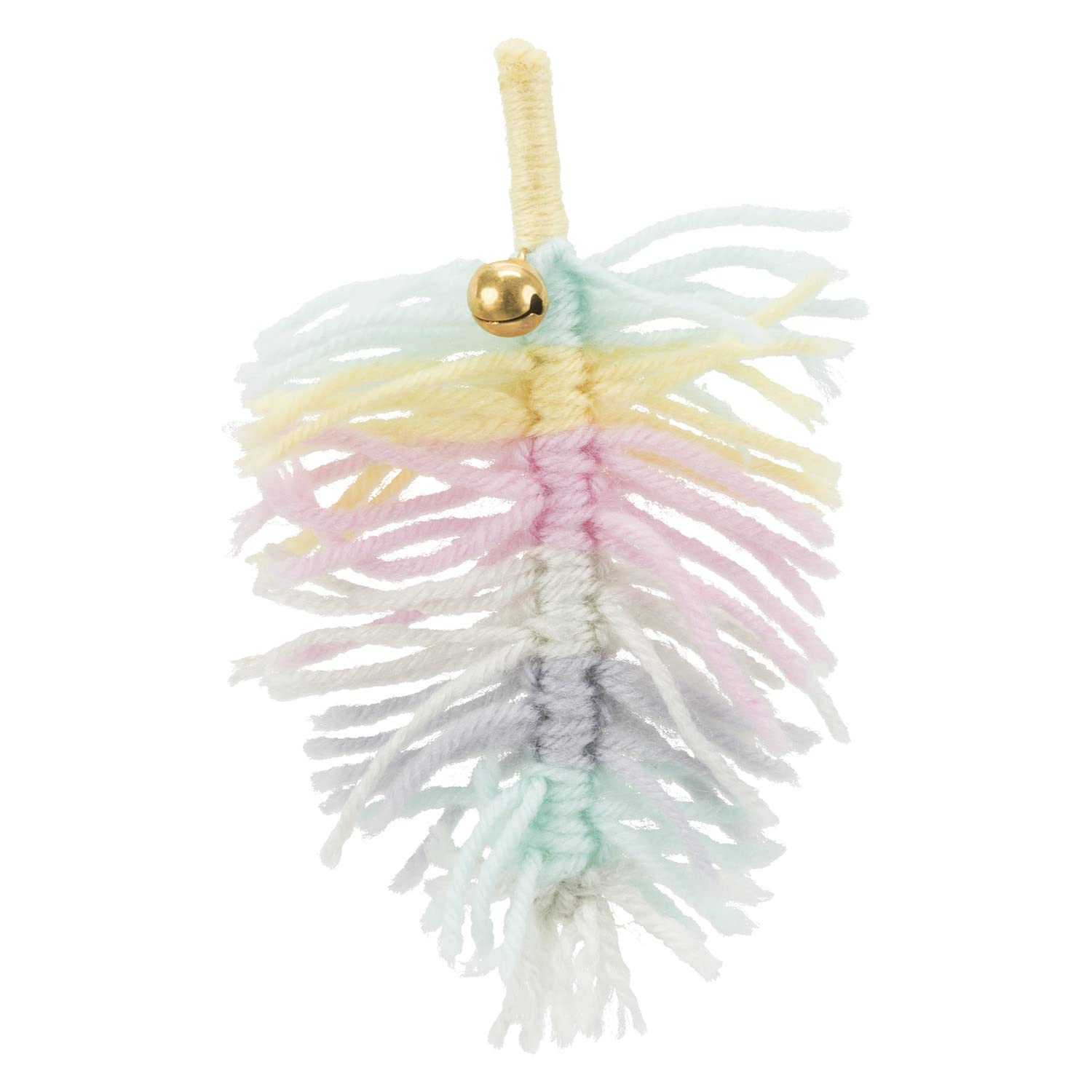 TRIXIE Soft Toy Cat Feather Polyester 14 cm