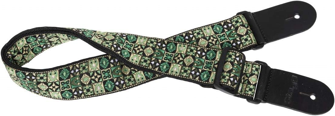 STAGG WOVEN STRAP GT.HOOTE MIX GREEN: Amazon.es: Instrumentos ...