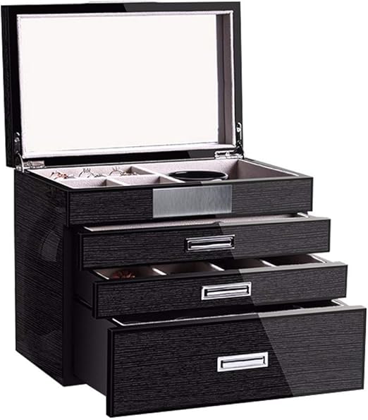Amazon Com Dlruihengxiangmu Jewelry Box Solid Wood Piano Paint