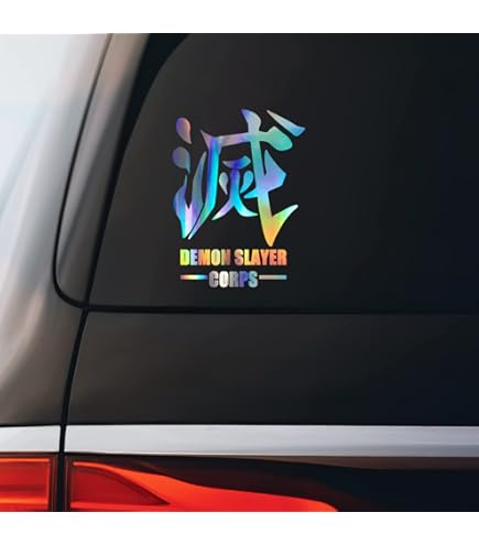 nqrse DEVIL BLANKET ステッカー付き Amazon.com - SS&Ds Nezuko Demon Slayer Peeking Vinyl Decal