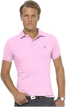 Amazon ポロメンズラルフローレン半袖メッシュピンク Size S Polo Ralph Lauren ポロラルフローレン 練習用品