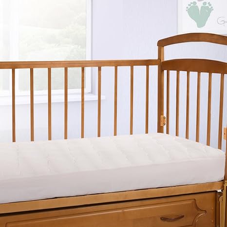 Amazon Com Crib Size Overfilled Pillow Top Crib Mattress Pad