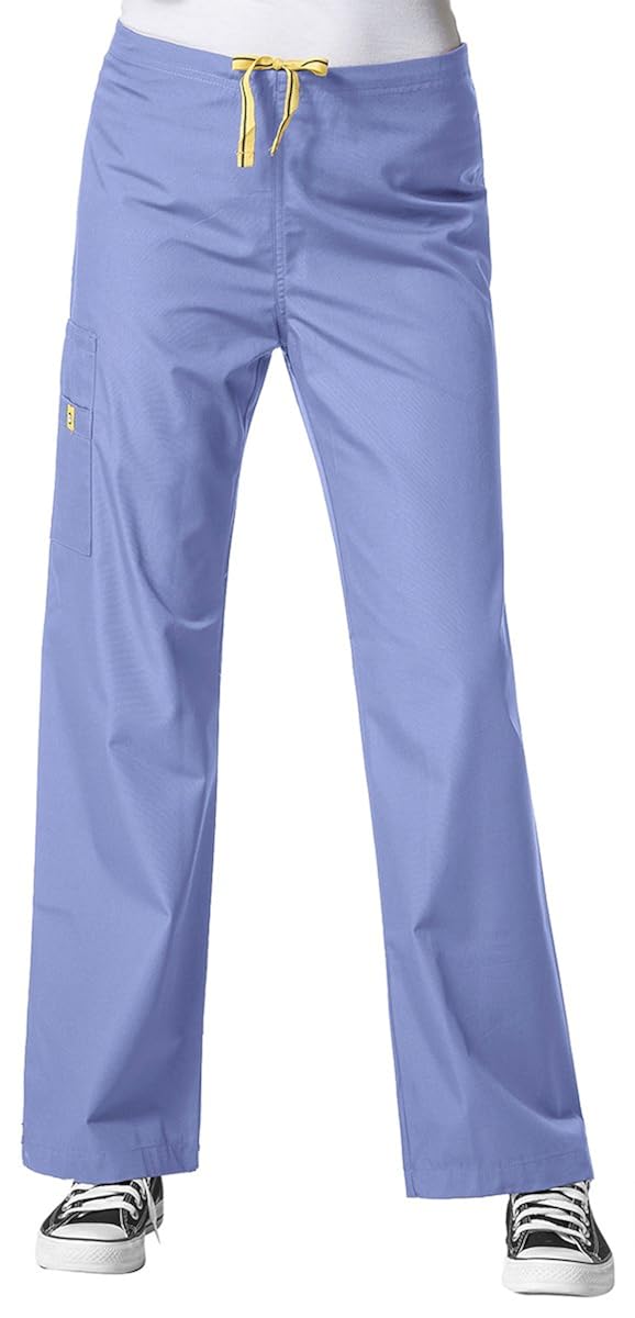 Unisex Drawstring Cargo Pant Color Ceil Blue Size 2xtall At