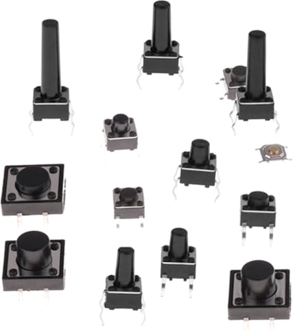 #N/A Interruptor De Botón Táctil Micro Momentáneo 140pcs Set Kits De Surtido