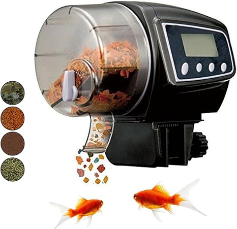 Amazon Com Xubox Automatic Fish Feeder Adjustable Feeding Dose