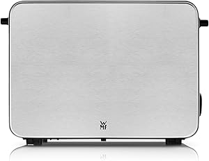 WMF Stelio Toaster 2 Scheiben Edelstahl, Doppelschlitz Toaster mit Brötchenaufsatz, Bagel-Funktion, 7 Bräunungsstufen, 900 W, edelstahl matt