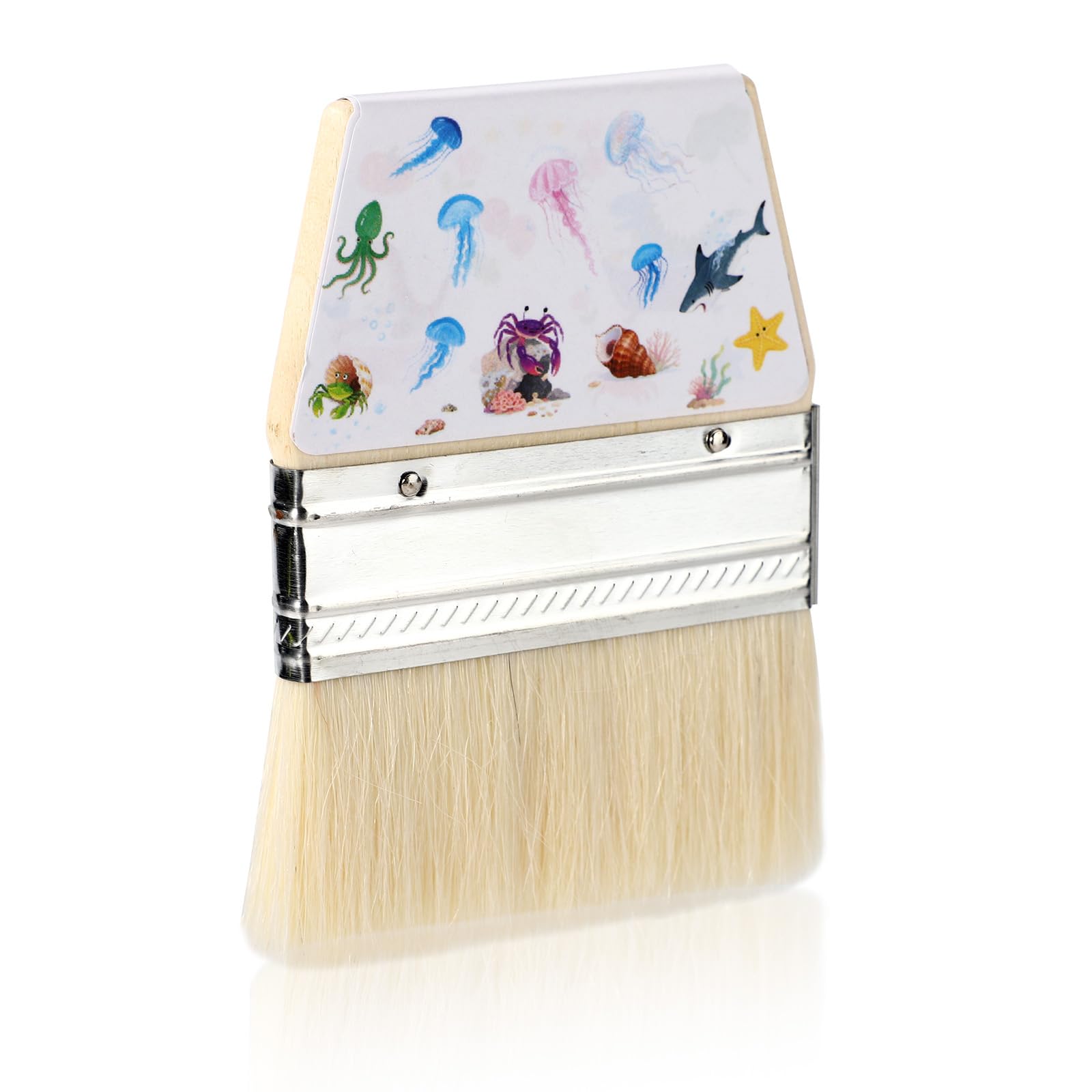 Beach Removal Cleaner Brush, Quick Dry & Reusable Sand Cleaning for Kids Adults Women, Must-Have Remover Essentials for Travel Vacation Summer Sandbox Activities Accessories (Ocean Creature Style)