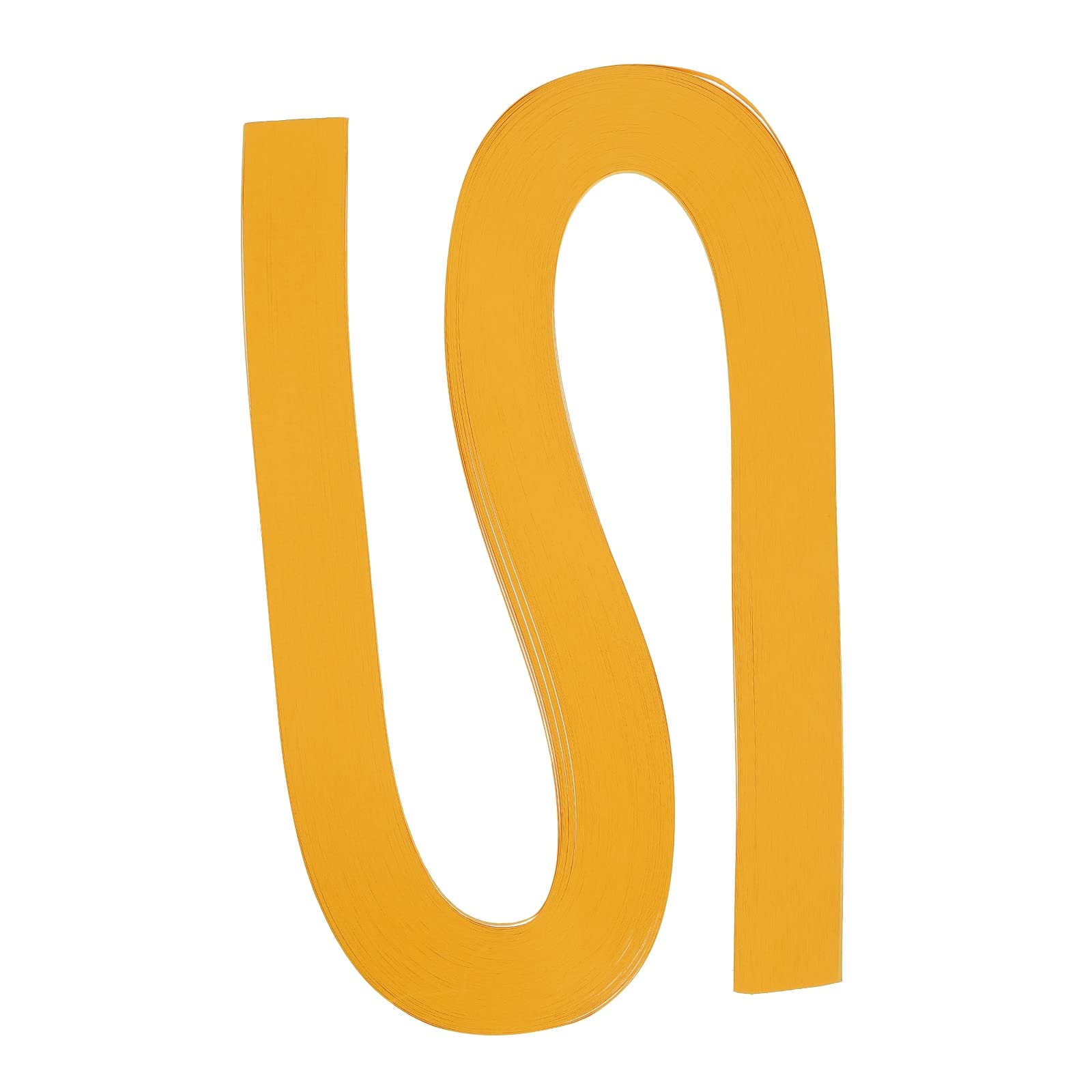 PATIKIL Quilling Strips Paper 120pcs 1/8"(3mm) 54cm Origami Paper Quilling Strip for Art DIY Hand Craft Christmas Golden Yellow