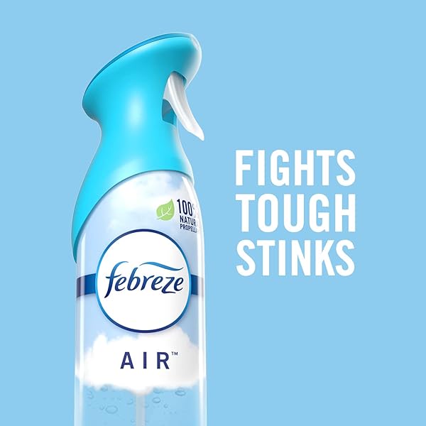 FEBREZE AIR MIST AIR FRESHENER SPRAY, ODOR-FIGHTING ROOM SPRAY, AIR FRESHENERS FOR HOME AND BATHROOM AND KITCHEN, AEROSOL CAN, GAIN ISLAND FRESH SCENT, 8.8OZ, (PACK OF 2)