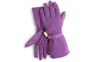 Dig It EH5-L Handwear Innovative Utility Garden Gloves with Nail Protection, Large, Purple