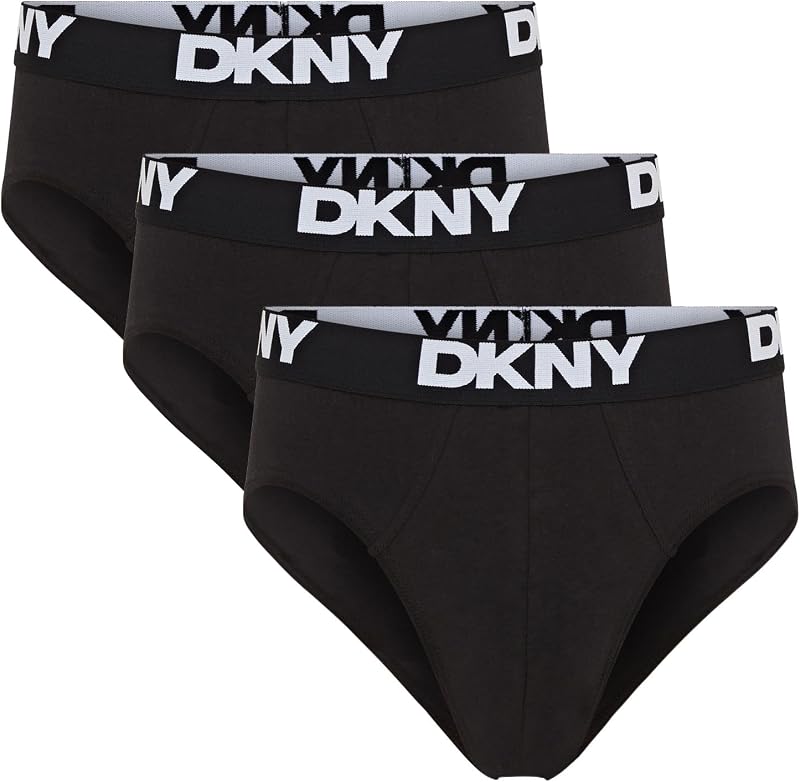 Uomo, Slip, Nero, Confezione da 3, Piccolo