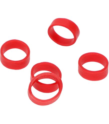 Anillas De Goma Silicona 20x7 Mm - Pack De 5 Unidades - Para Atar Cables, Bolsas, Herramientas