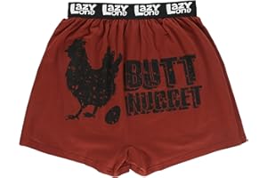 Lazy One Funny Animal Boxers, Novelty Boxer Shorts, Gag Gifts for Men, Humorous Underwear for Men