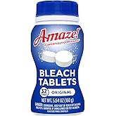 AMAZE Ultra Concentrated Bleach Tablets &ndash; Original Scent [32 tablets] | For Laundry, Toilet and Multipurpose Home Cleaning. No Splash, No Spills. Liquid Bleach Alternative. Compact &amp; Easy to Use.