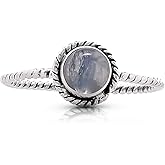 Labradorite Vintage Gipsy Etnic Delicate Ring 925 Sterling Silver Tribal Boho Chic Jewelry (8)