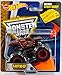 Hot Wheels Monster Jam Max D Maximum Destruction Red 2016 New Look! Includes Stunt Ramp! #35