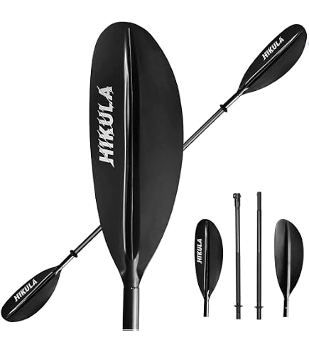 2 Telescopic Aluminum Oars With Palm Grips - For Boat, Canoe, Inflatable, Kayak, PWC