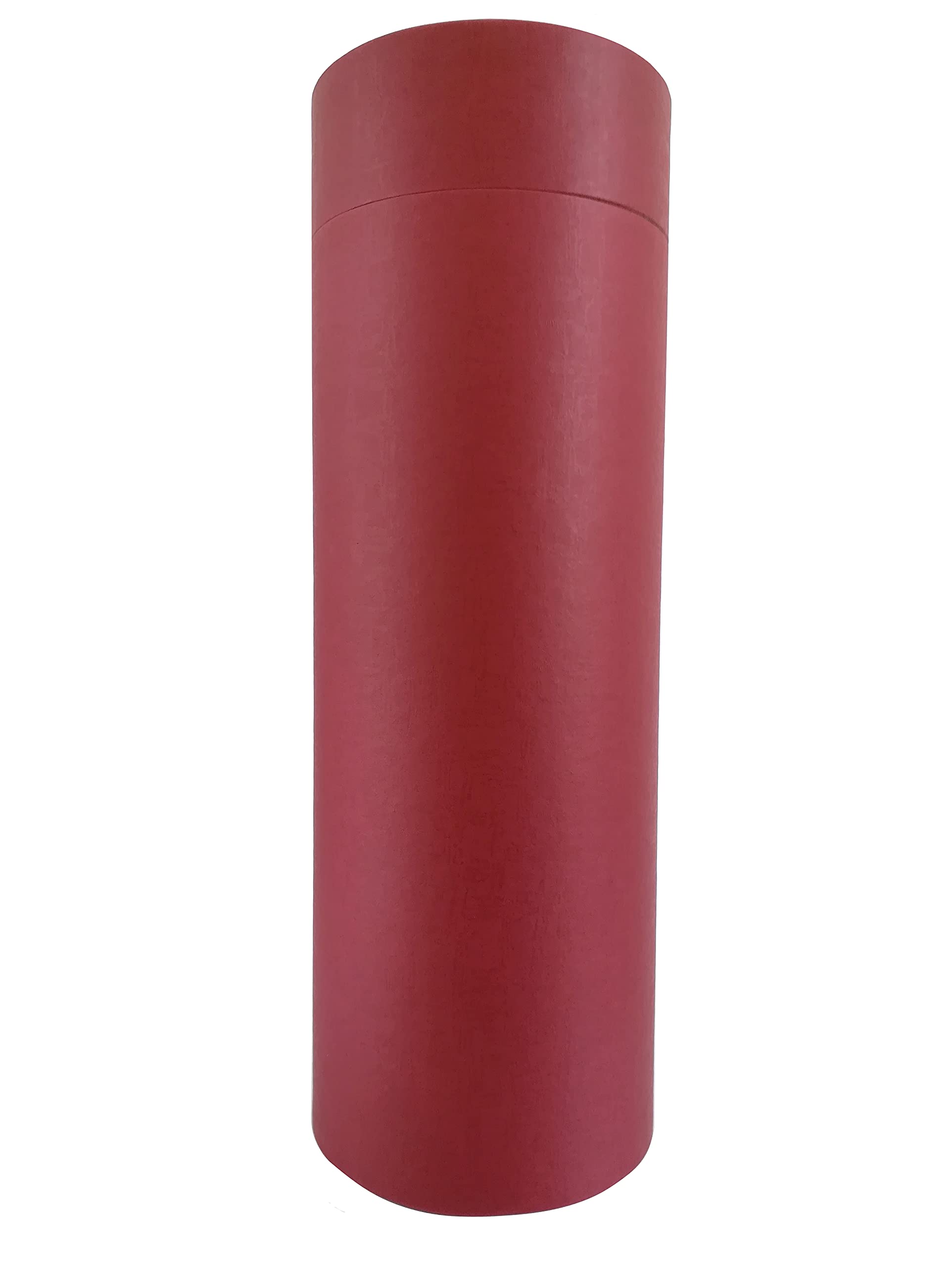 Scatter Tube Ashes Urn Plain Burgundy Colour Adult Large Medium Small Pet (Large)