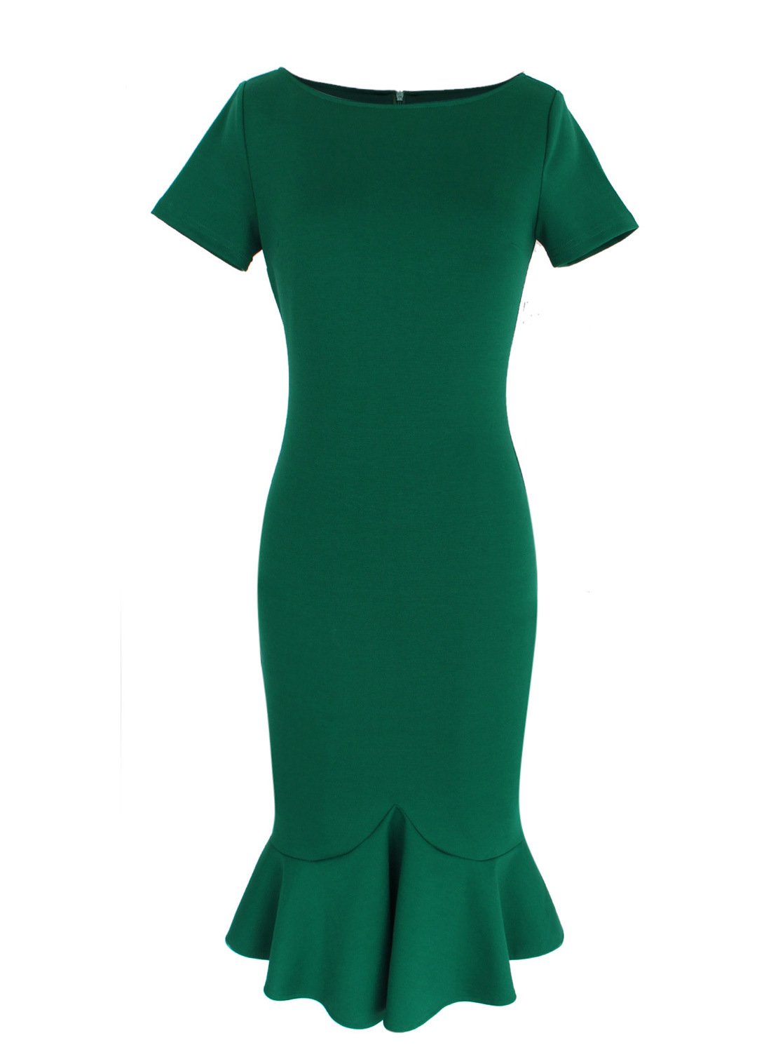 VfEmage Womens Elegant Vintage Cocktail Party Mermaid Midi MidCalf Dress 8952 GRN 16