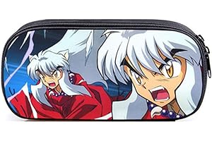 WANHONGYUE Inuyasha Anime Image Printing Rucksack Students School Bag Pencil Case Backpack Set Free Choice