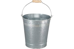 Highlands Galvanised Bucket | 7 L or 10 L Heavy Duty Metal Pail Water Feed Coal Fire Ash