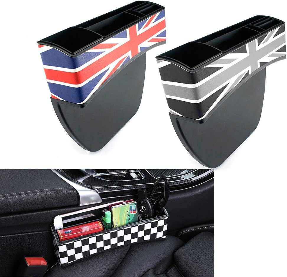 Car Seat Crevice Storage Box Gap Organize for Cooper S ONE JCW R56 R55 R50 R53 R60 F56 F55 F54 F60 Clubman Hatchback Convertible Countryman Accessories