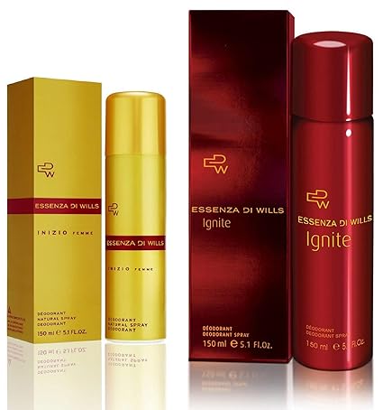 Essenza Di Wills Women Day & Night Fragrance (Inizio Femme + Ignite Deo)