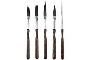 5 Pcs Pinstriping Brush Long Liner Brush Scroll Sword Dagger Striper Professional Travel Art Paintbrushes Paint Brushes High 
