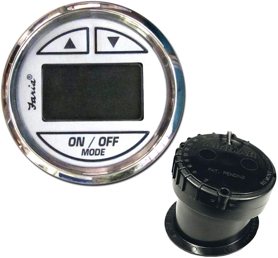 Faria Ches Ss Wht S In-hull Tran -Depth Sounder Transducer