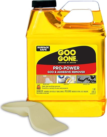 Amazon Com Goo Gone Pro Power 32 Ounce Sticker Lifter Professional Strength Adhesive Remover Removes Stickers Tape Grease And More Health Personal Care