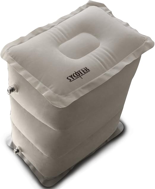 SYCOTEK Foot Rest Travel, Car Seat Footrest Inflatable