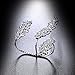 dnswez 925 Sterling Silver Cubic Zirconia Bridal Rings Sets Oval Cut CZ Engagement Rings Wedding Band for Women (Silver, 12)