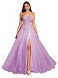 Spaghetti Straps Tulle Prom Dresses for Women
