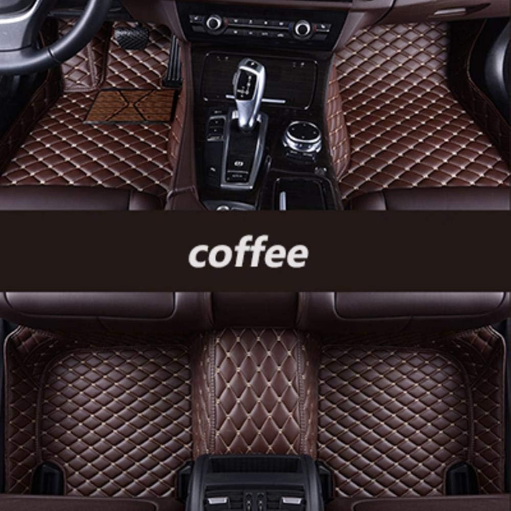 HIZH Custom Car Floor Mats for Toyota All Models land cruiser prado camry corolla highlander yaris venza prius Alphard rav4,coffee