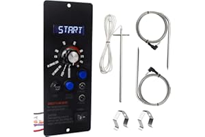 FLAMEENGINE Replacement Parts for Camp Chef Digital Temperature Controller Kit,Compatible with Camp Chef Wood Pellet Grills,with 2 Meat Probe,Temperature Sensor