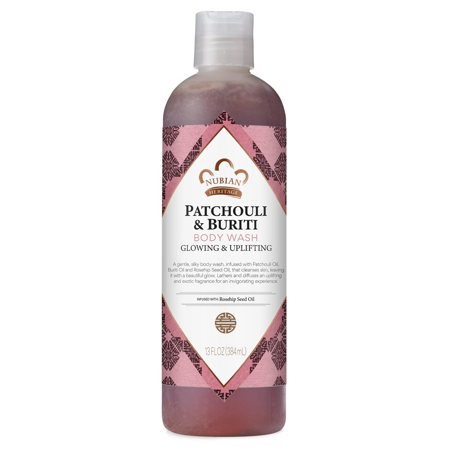 Nubian Heritage Patchouli & Buriti Body Wash, 13 Ounce