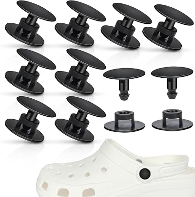Esteopt Black Screw Rivet Fastener Plastic Push-in Hole Rivets 16mm (10 Pack)