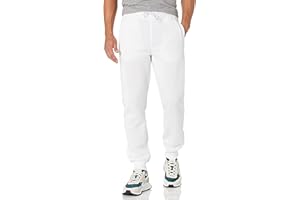 WT02 Men's Active Basic Fleece Joggers, Relaxed and Comfortable Sweatpants