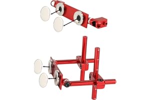 ZXYRC Flat Magnet for RC Car Body Shell Mount Kit for HSP Tamiya TT01 TT02 HPI Sakura 1/10 RC Racing Car Touring Car Drift Car (red)