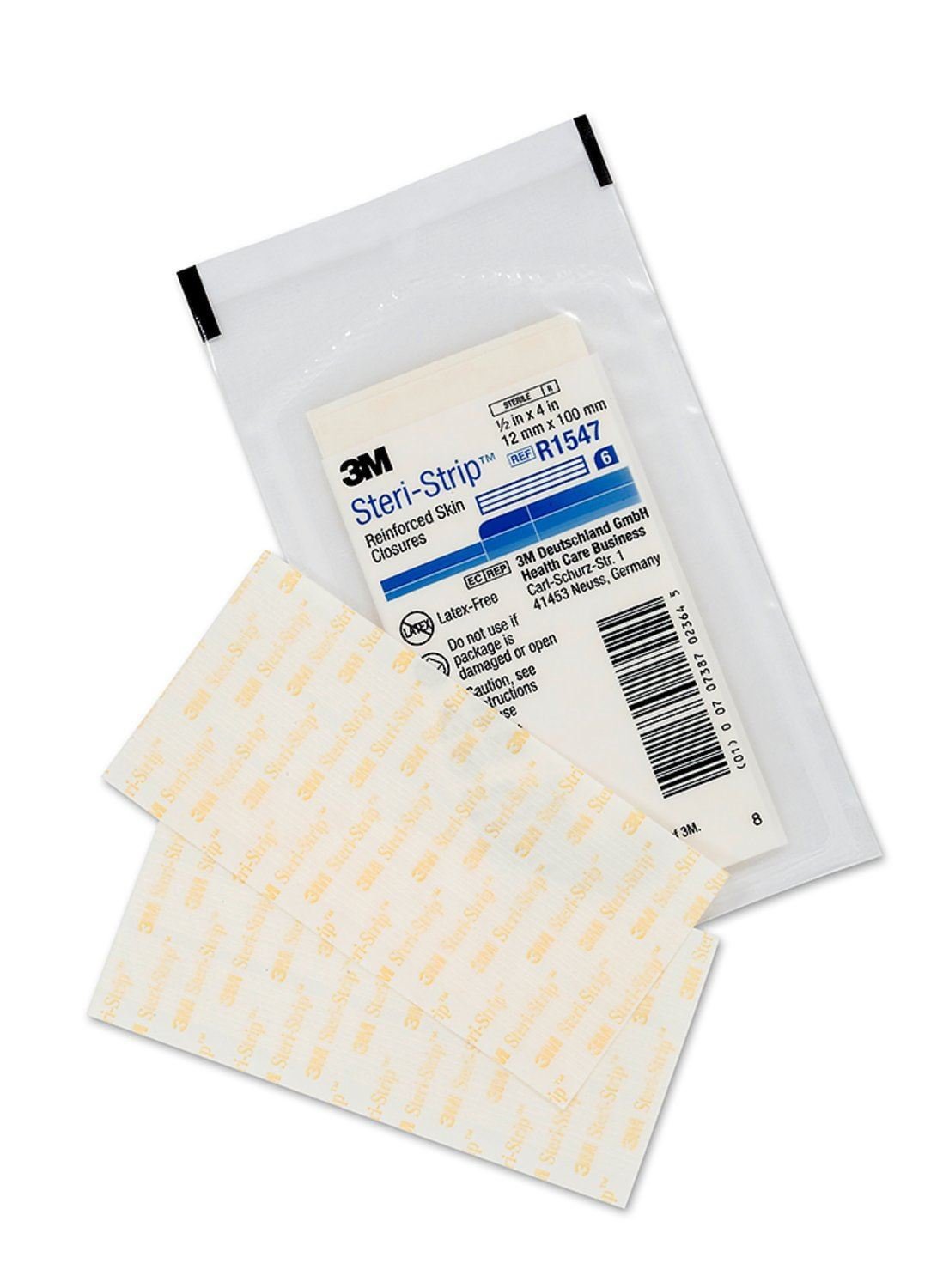 3M Steri-Strip Reinforced Skin Closures, 12mm x 100mm, Pack of 10