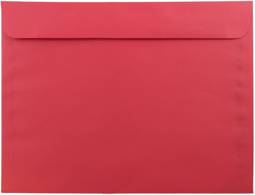 JAM PAPER 9 x 12 Booklet Colored Envelopes - Violet Purple Recycled - 50/Pack : Office Products