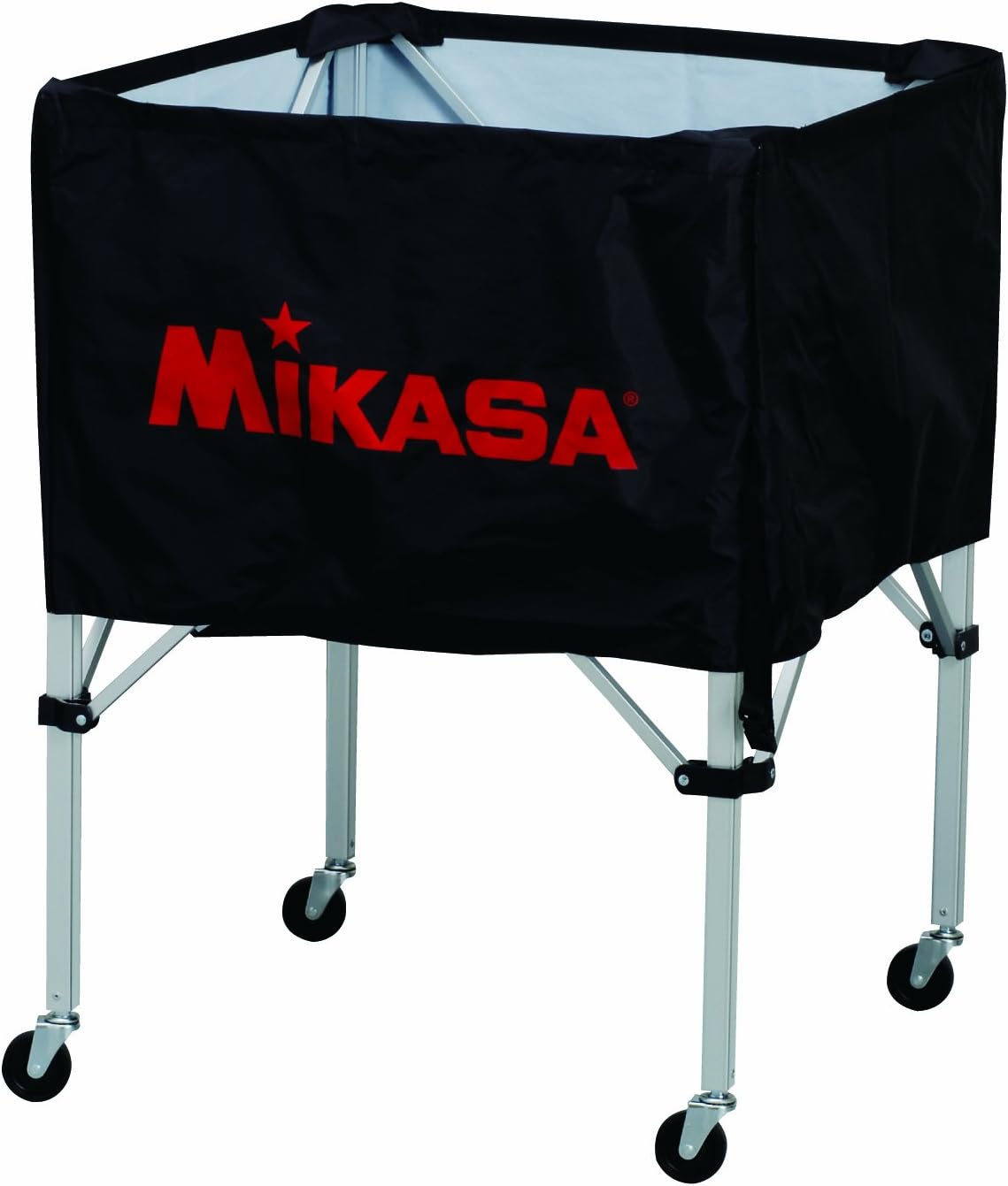 ミカサ Mikasa ボールカゴ 箱形 中 3点セット フレーム 幕体 キャリーケース ブラック Sp S Bk ミカサ スポーツ アウトドア Amazon